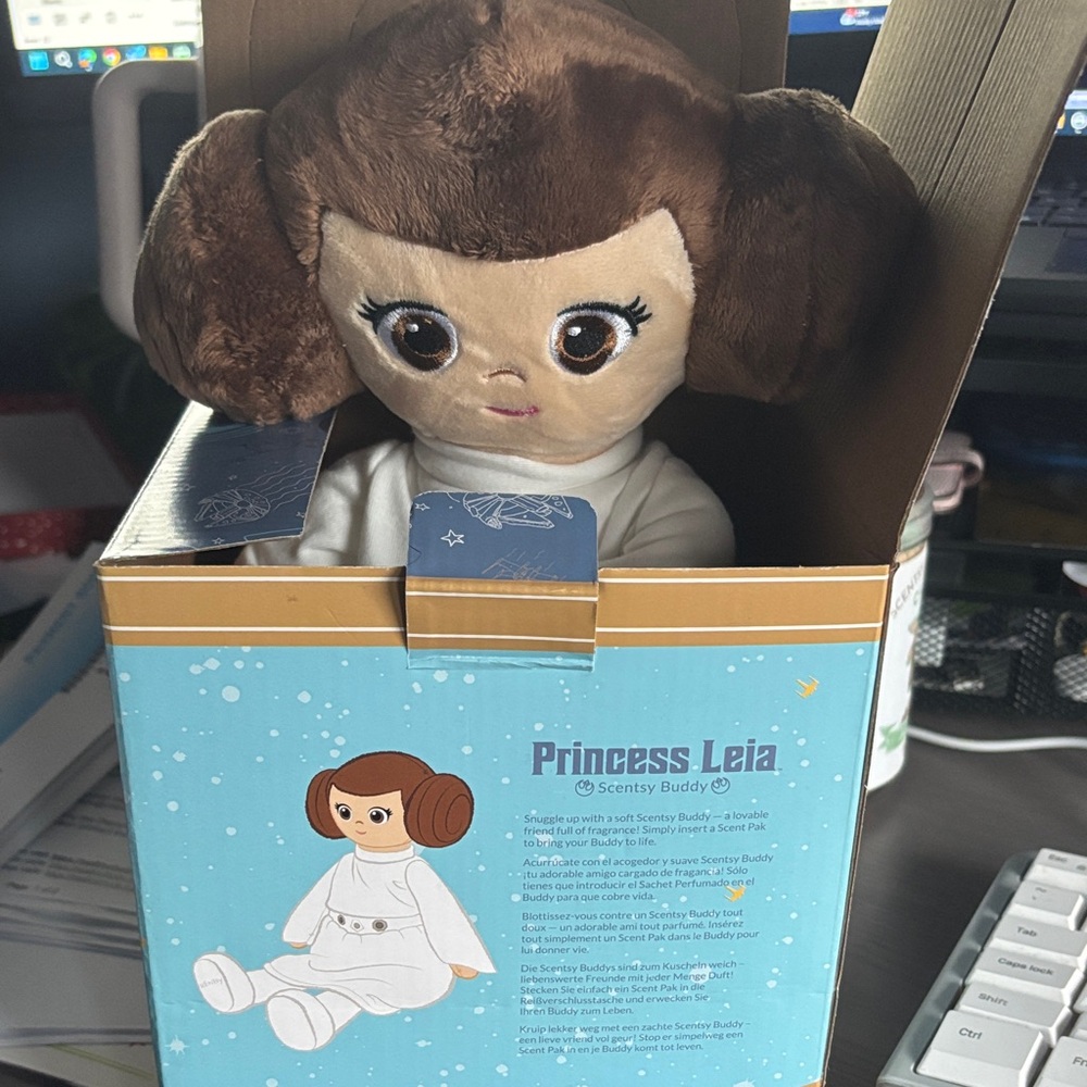 Scentsy Princess Leia buddy